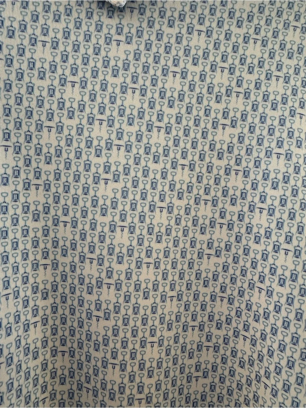 Men’s Peter Millar Corkscrew Print Golf Polo Summer Comfort - Picture 3 of 4